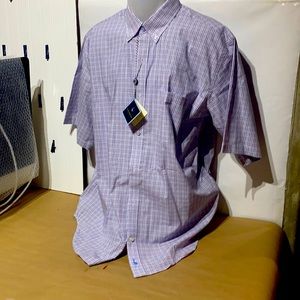 Tailorbyrd collection Men’s Short Sleeve Button Down Size XL